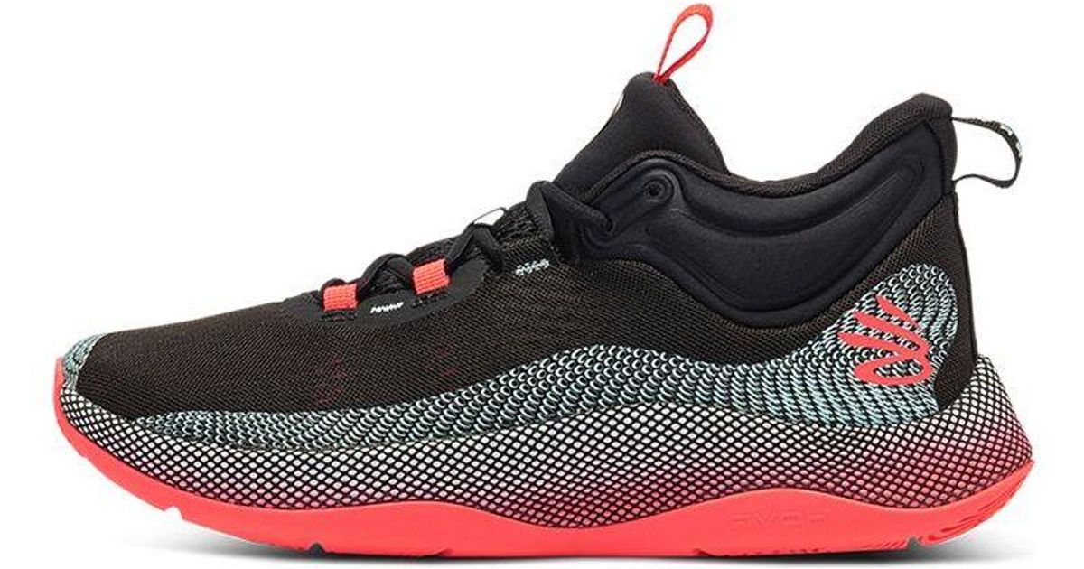 Under Armour Curry Hovr Splash Black/red for Men | Lyst