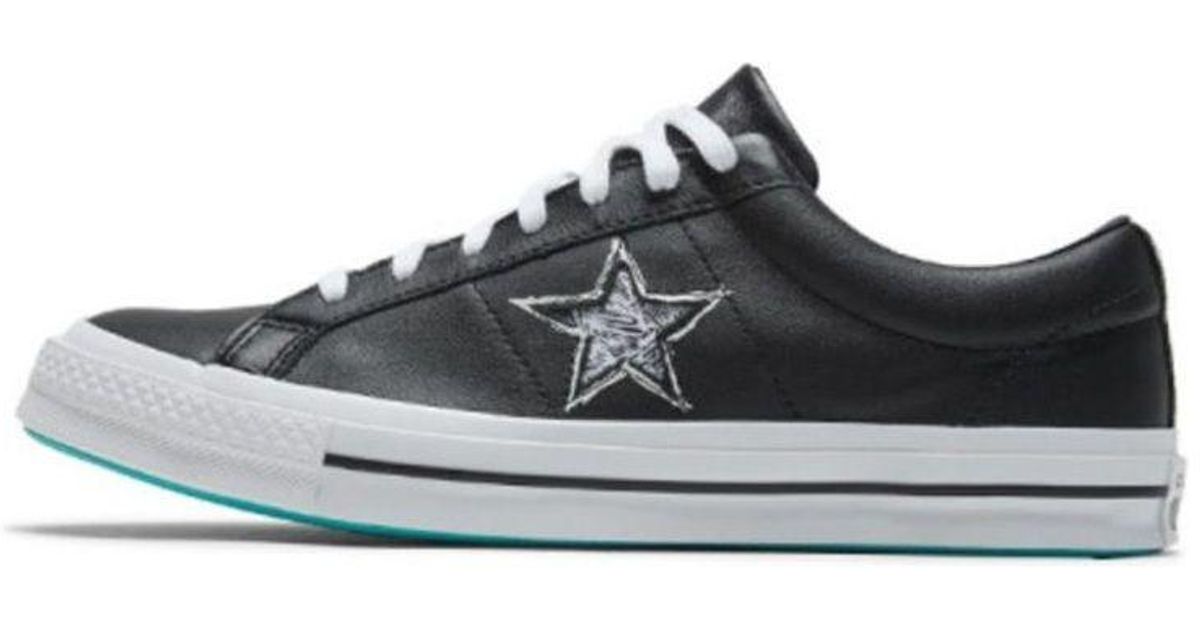 Converse One Star Graffiti Black White Lyst