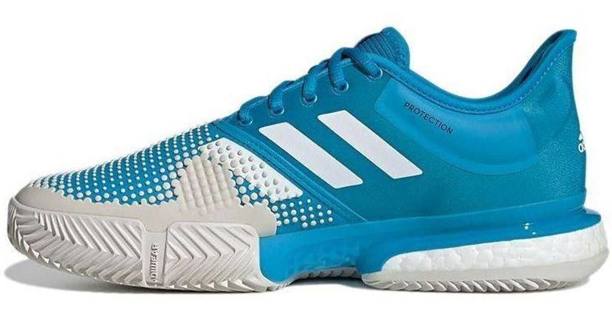 adidas Solecourt Boost Clay Court in Blue for Men | Lyst