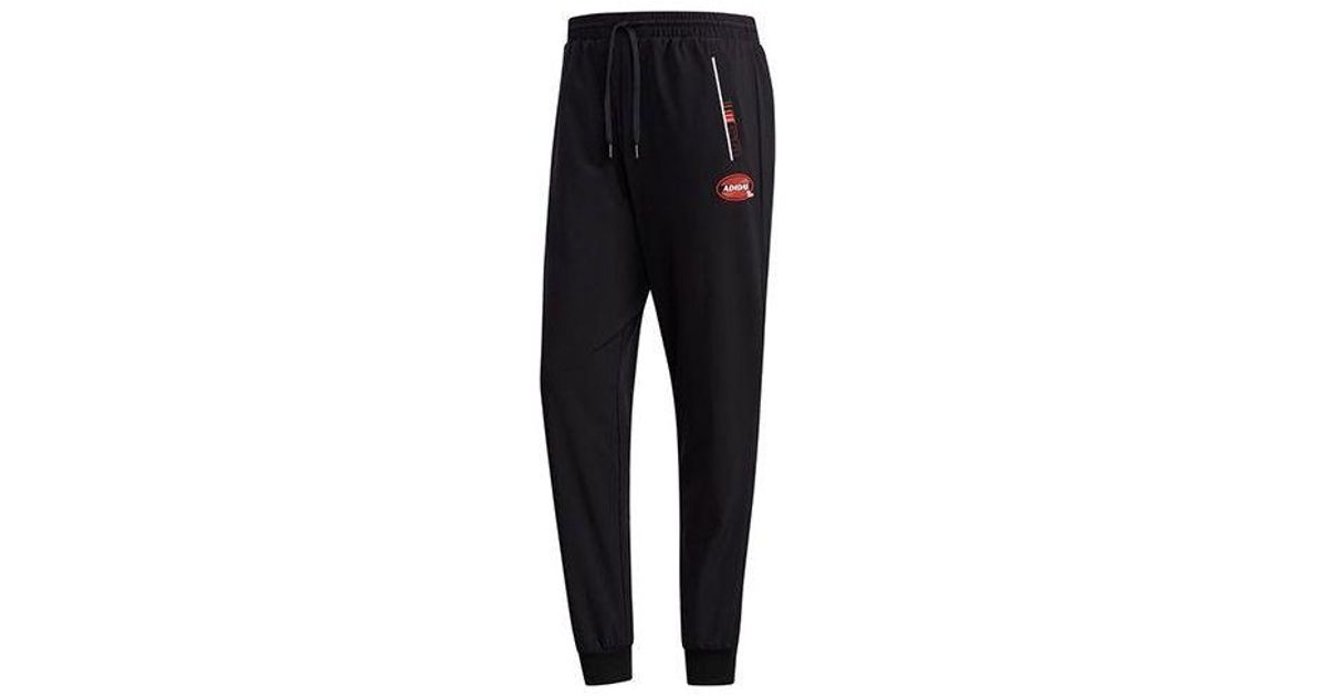 Neo Adidas Rapper adidas Neo M Artist Tp Casual Sports Bundle Feet Long Pants in Black ...
