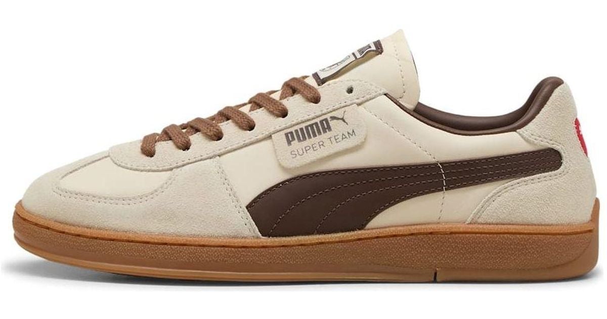 PUMA X Fc St. Pauli Super Team 'Sugared Almond' in Brown for Men | Lyst