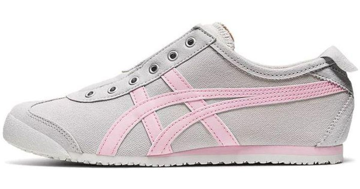 Onitsuka Tiger Mexico 66 Shoes Grey/pink | Lyst