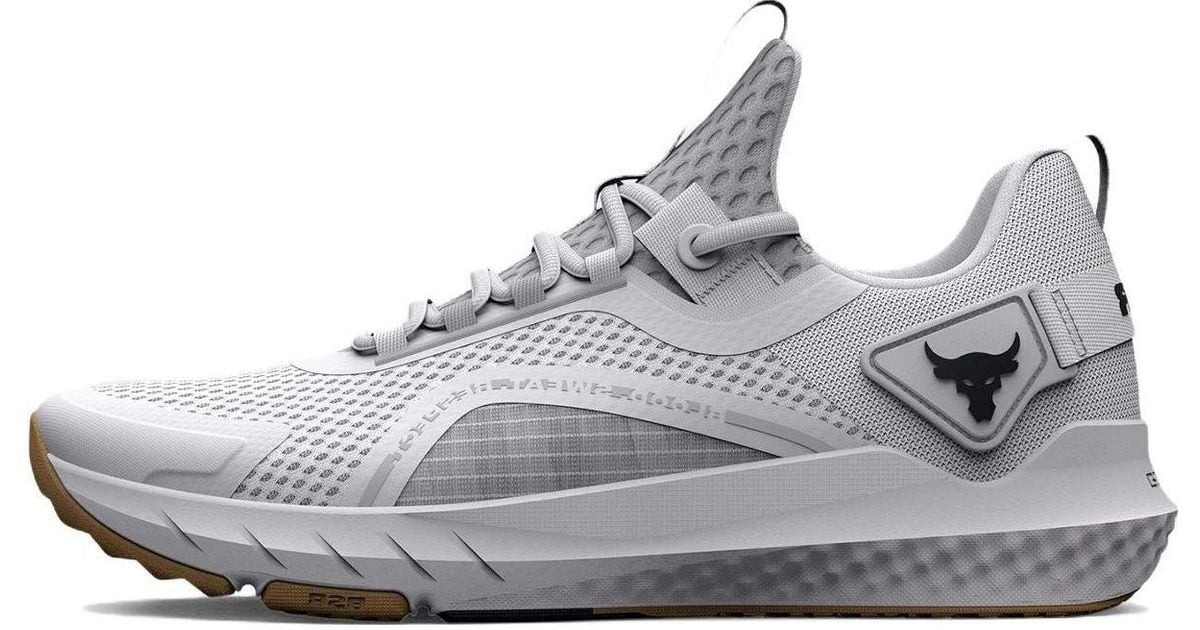 Under Armour Project Rock Bsr 3 'white Halo Grey' in Gray for Men | Lyst