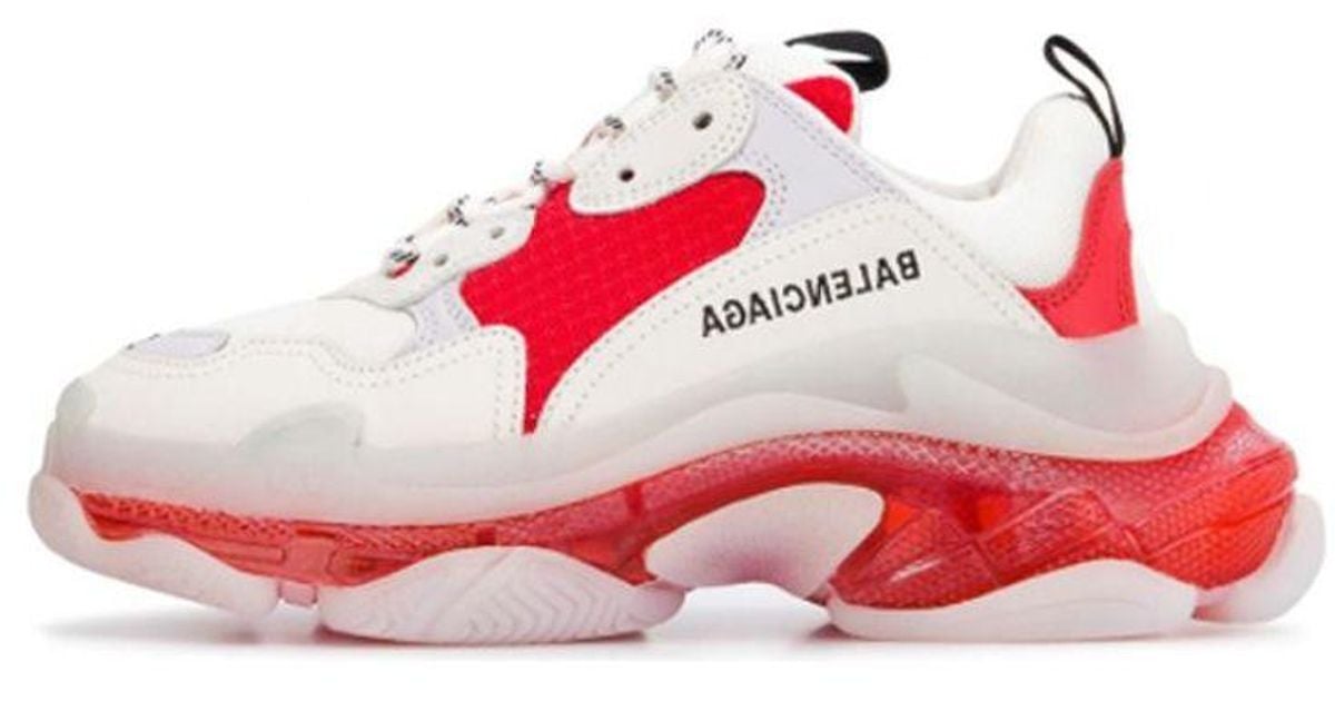 balenciaga sneakers triple s red