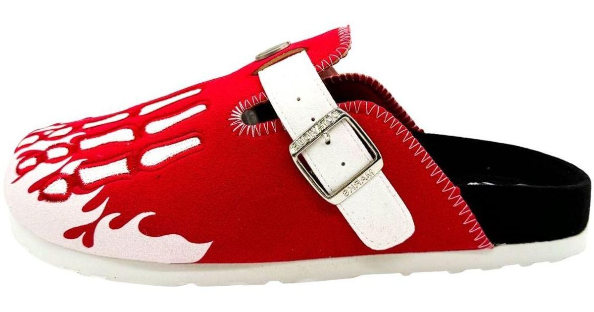 OMNEWYORK Octavious Marks Clog 'Sektor' in Red for Men | Lyst