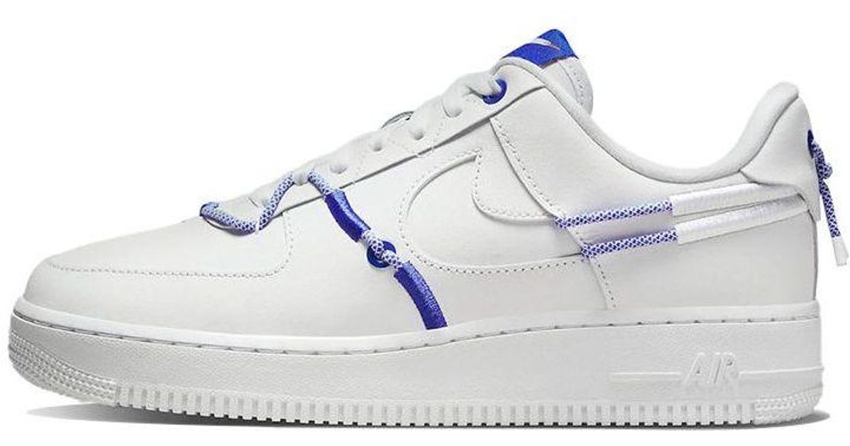 Nike Air Force 1 Low Lx White And Safety Orange | Lyst