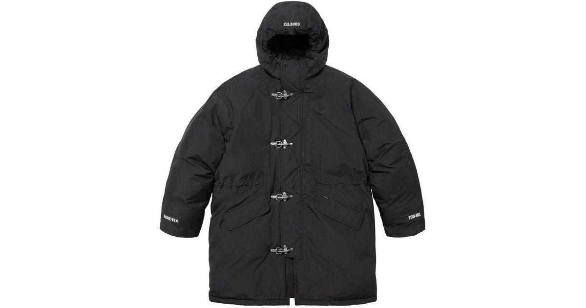 Supreme Gore-Tex 700-Fill Down Clip Parka in Black for Men | Lyst UK