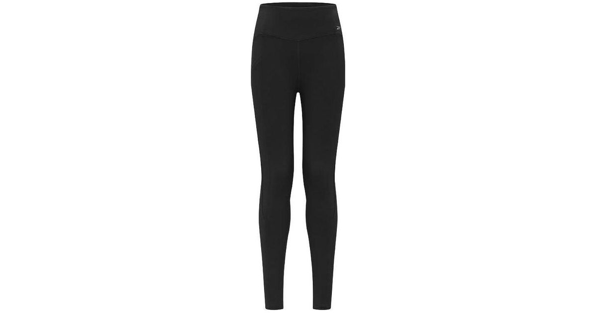 Reebok Training Techstyle camo leggings in black