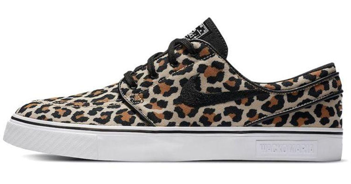 sb janoski canvas og x wacko maria leopard