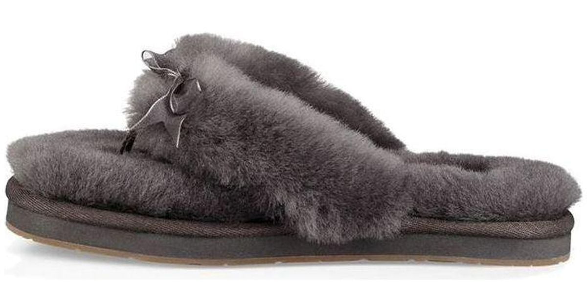 UGG (Wmns) Fluff Flip Flop Iii in Brown Lyst UK