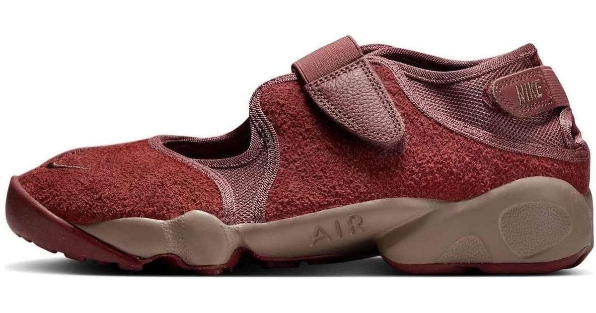 Air Rift All Burgundy Nikes Nike Air Rift Reddish Brown Womens