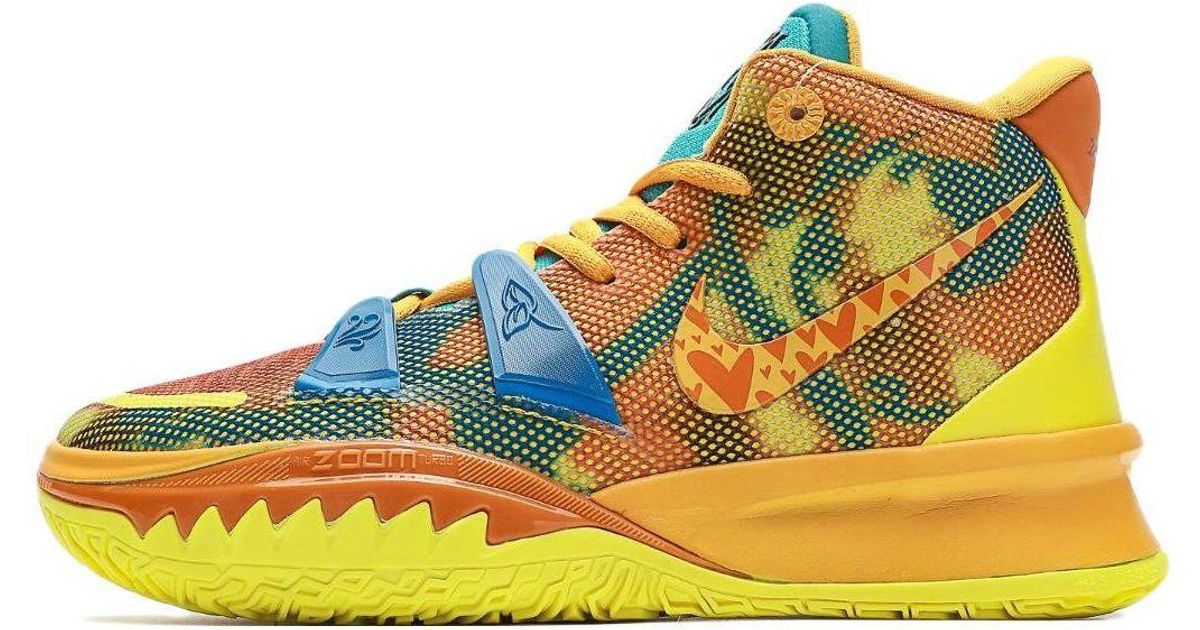 Yellow kyrie deals shoes