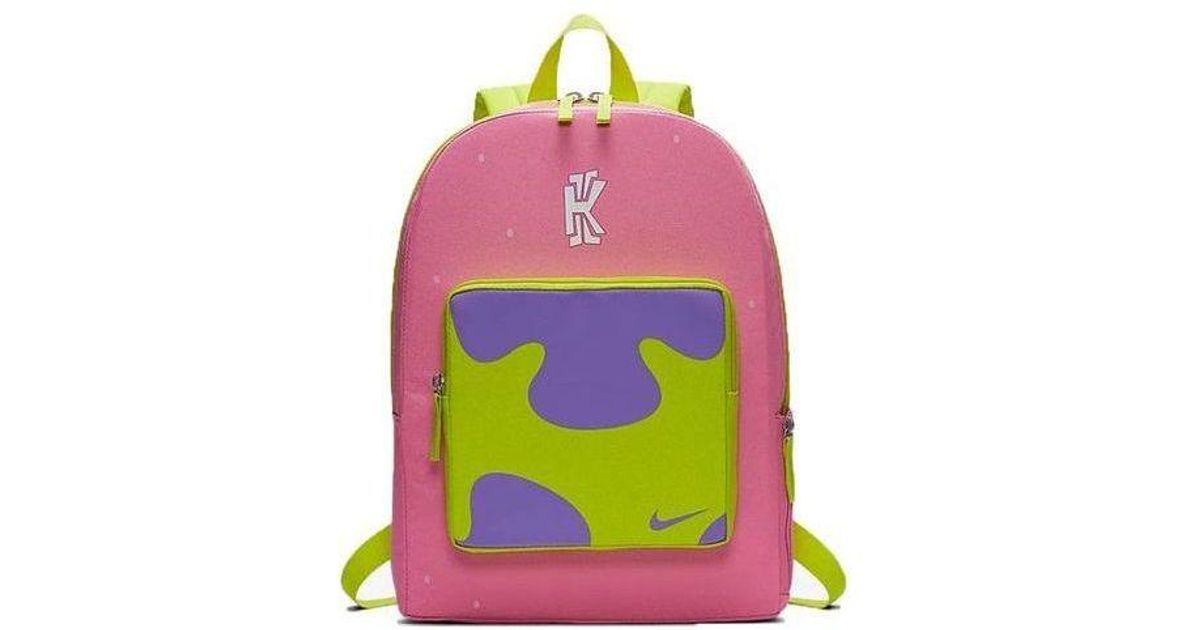 nike kyrie x spongebob patrick star backpack lotus pink