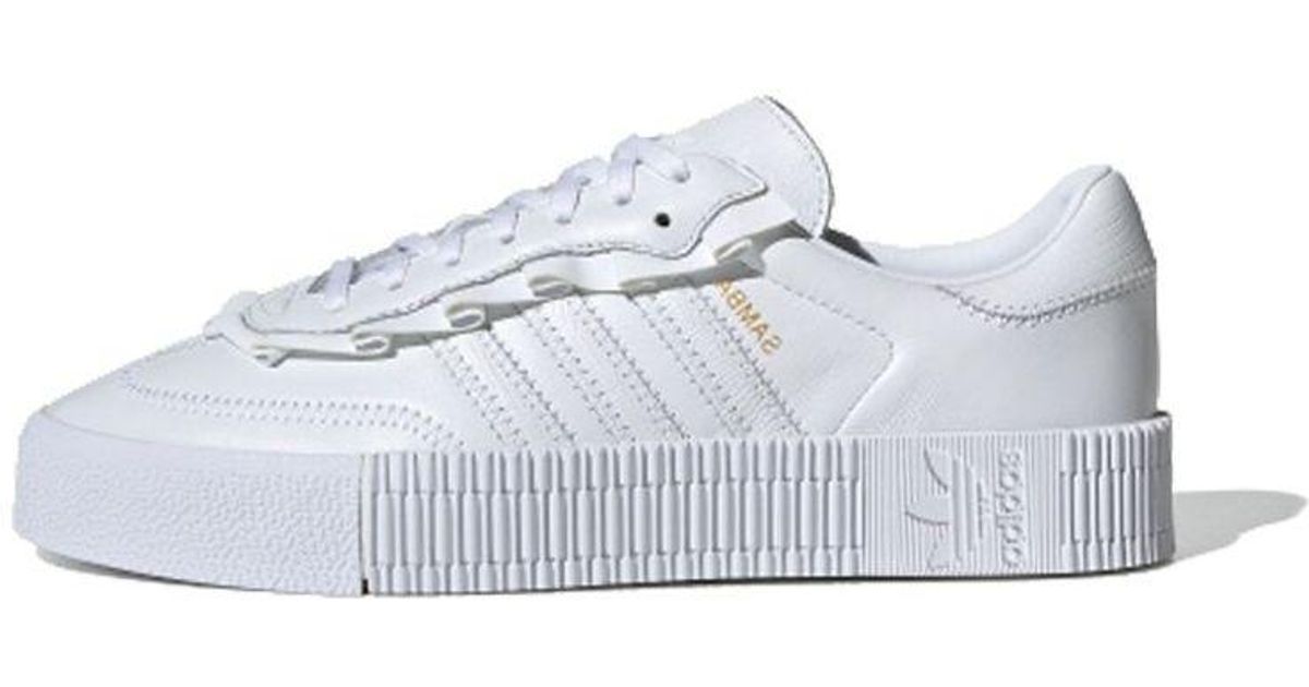 adidas originals samba rose white