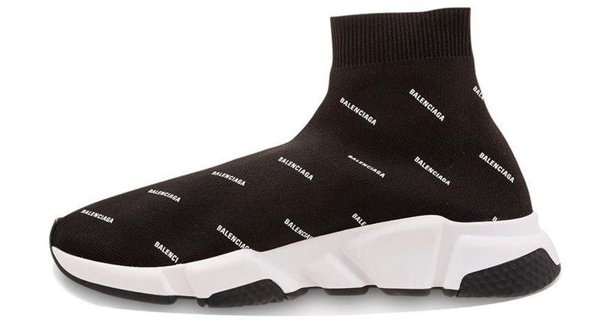 balenciaga black speed trainer