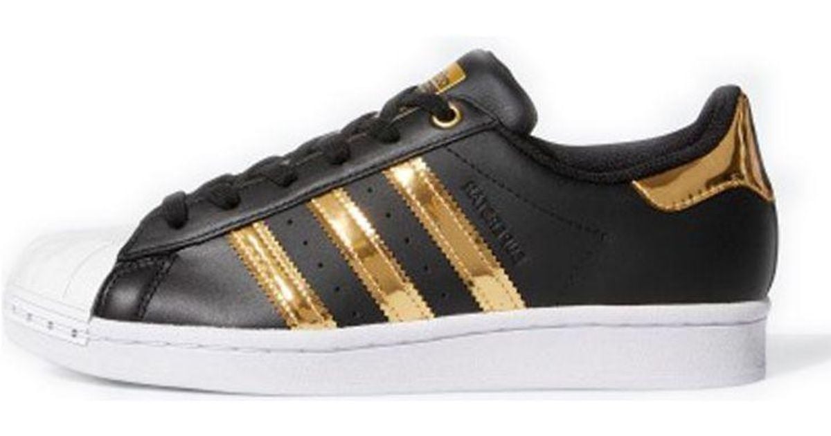 Adidas superstar metal toe top femme brun