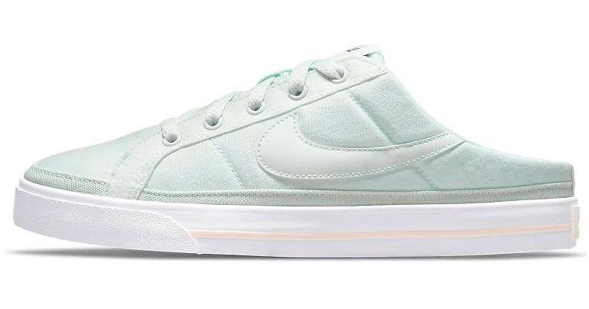 Nike Court Legacy Mule in White Lyst Nike Court Legacy Mule in White Lyst