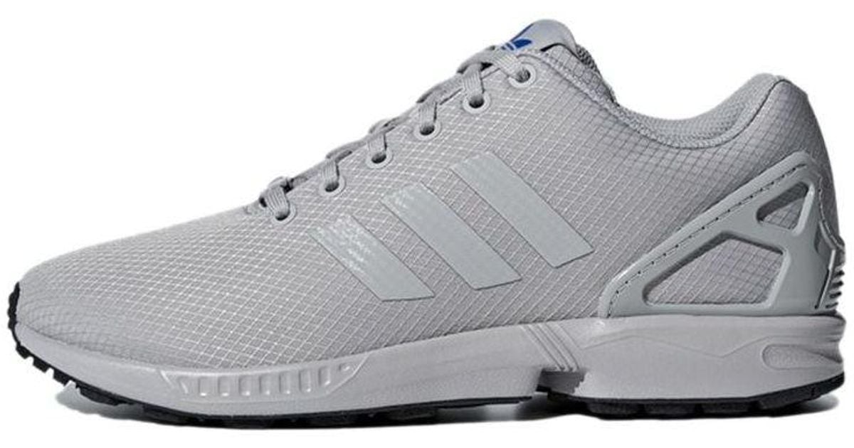 adidas Originals Zx Flux Running Shoes in Gray for Men | Lyst