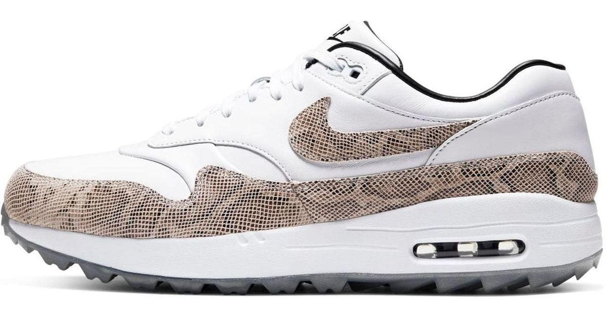 シューズ(男性用) NIKE AIR MAX 1 GOLF NRG SNAKESKIN US7.5 Nike Air Max 1 Golf Nrg 'Snakeskin' in White for Men | Lyst UK
