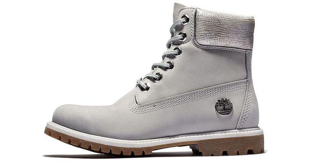 Timberland (Wmns) Inch Premium Boots 'Light' in Grey Lyst UK