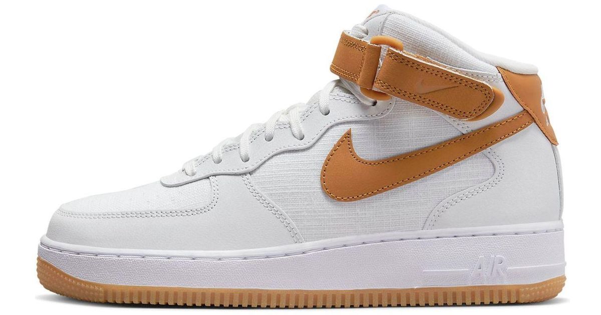 sf air force 1 mid desert ochre