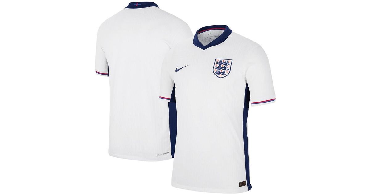 Nike Authentic England Home Soccer Jersey in Blue for Men | Lyst