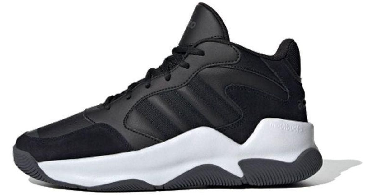 adidas neo black white