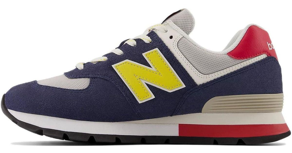 New Balance 574 rugged 'blue Yellow' for Men | Lyst