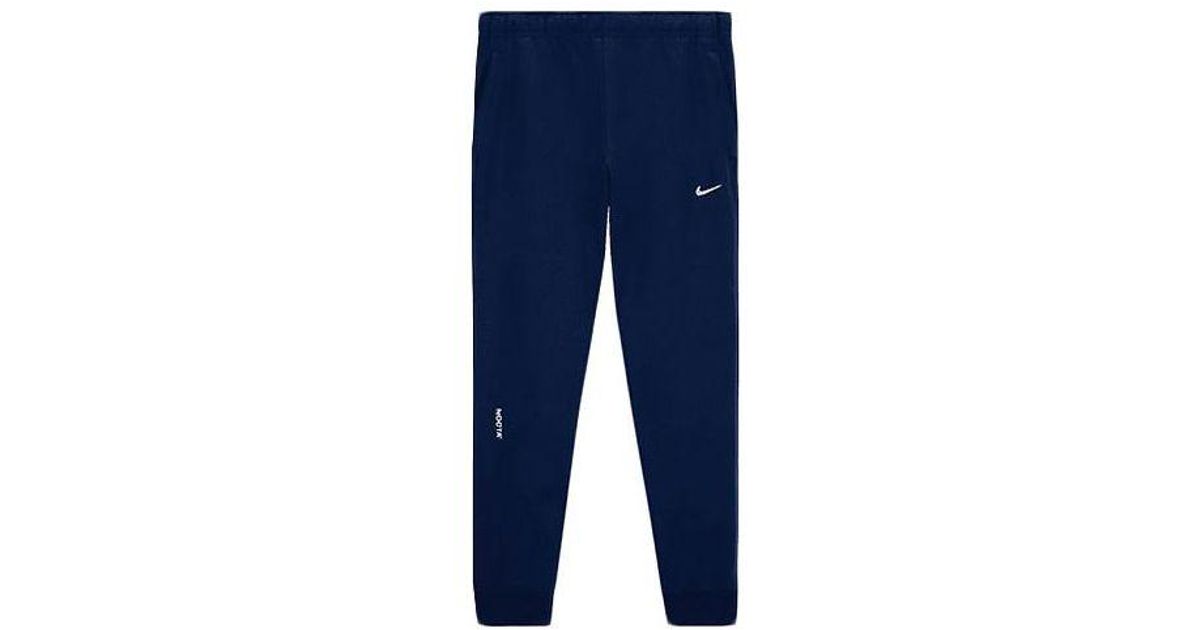 Nike X Drake Nocta Cardina Stock Feece Pants Ogo in Blue for Men | Lyst