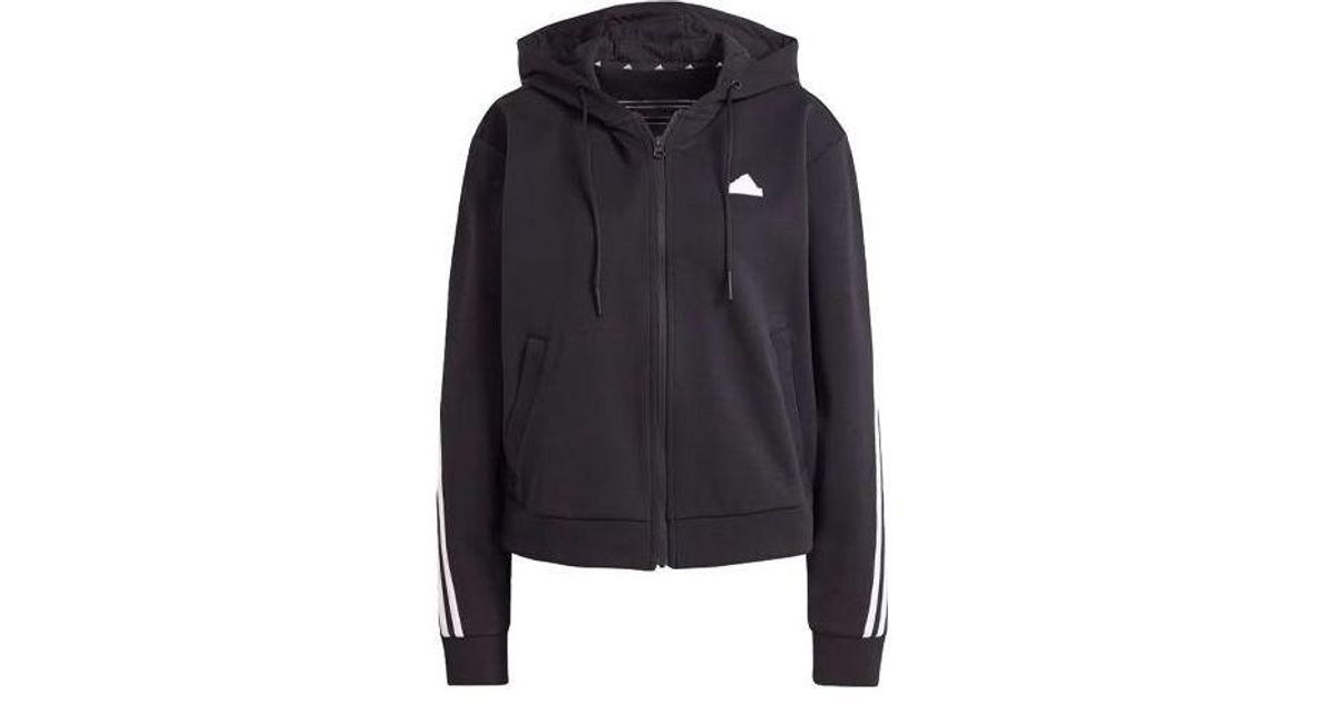 adidas (Wmns) Future Icons 3-Stripes Full Zip Hoodie Asia Sizing in ...