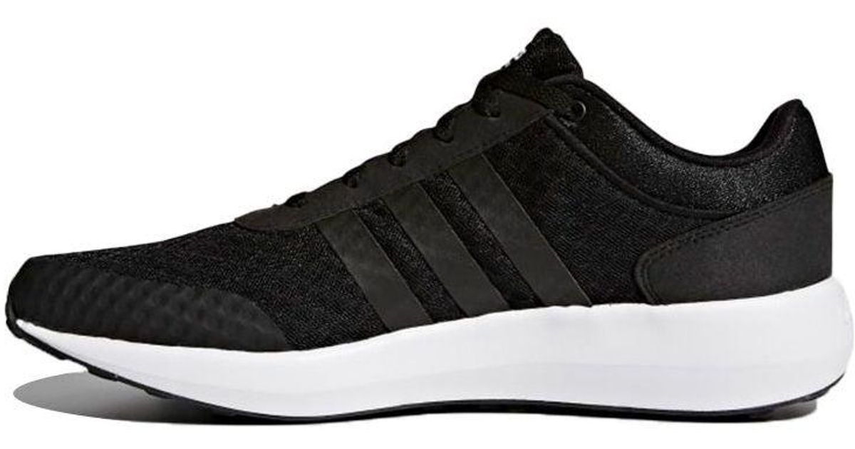 adidas Cloudfoam Race Shoes in Black for Men Lyst UK