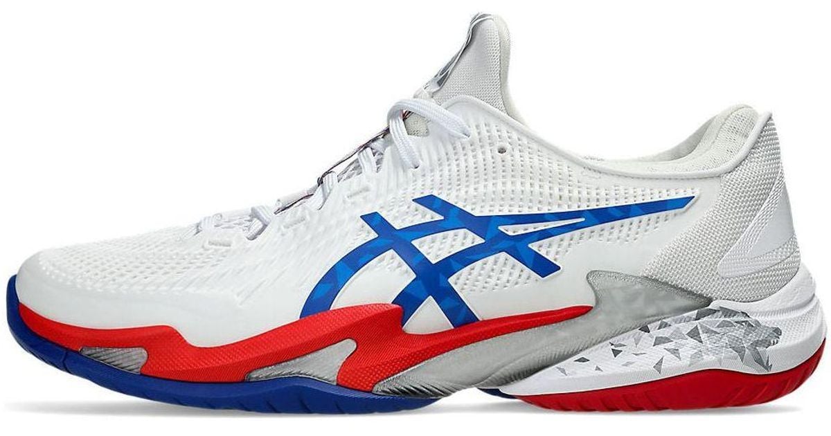 Asics Court Ff 3 Novak Clay in Blue for Men | Lyst