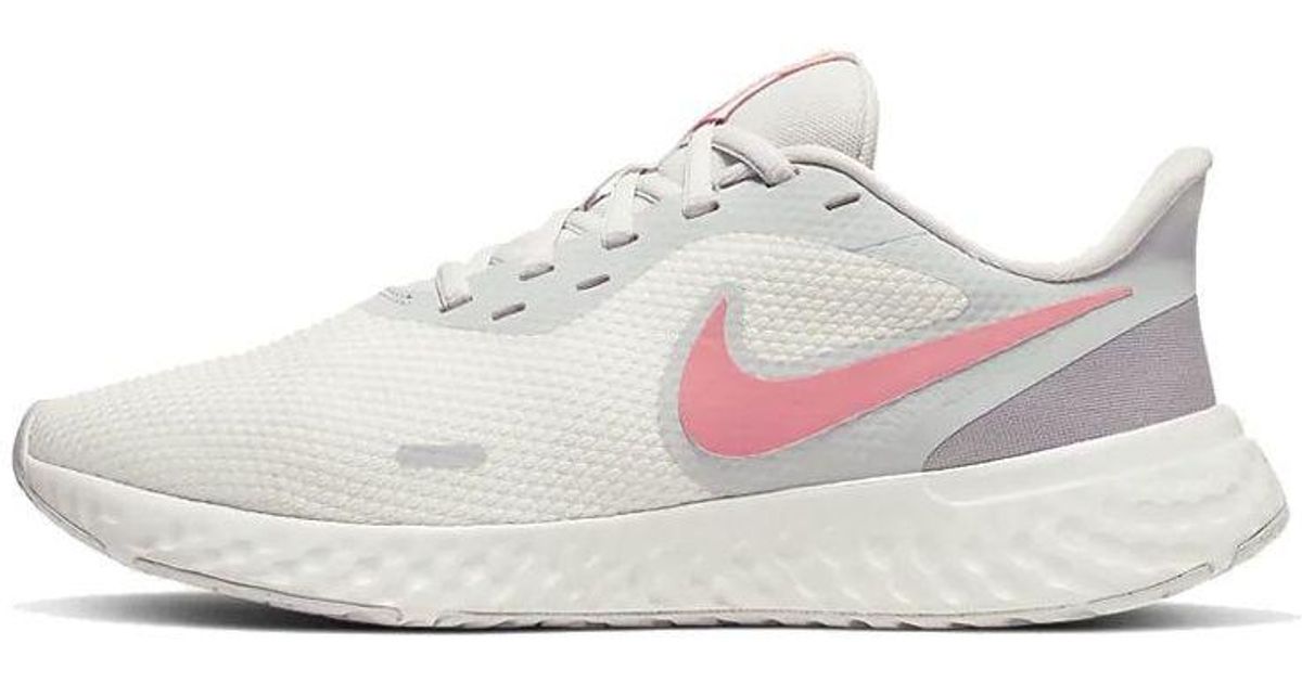 Nike Revolution 5 Grey/pink in White | Lyst