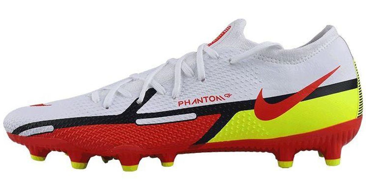 Nike Phantom Gt2 Pro Ag Pro Football Shoes White/red for Men | Lyst