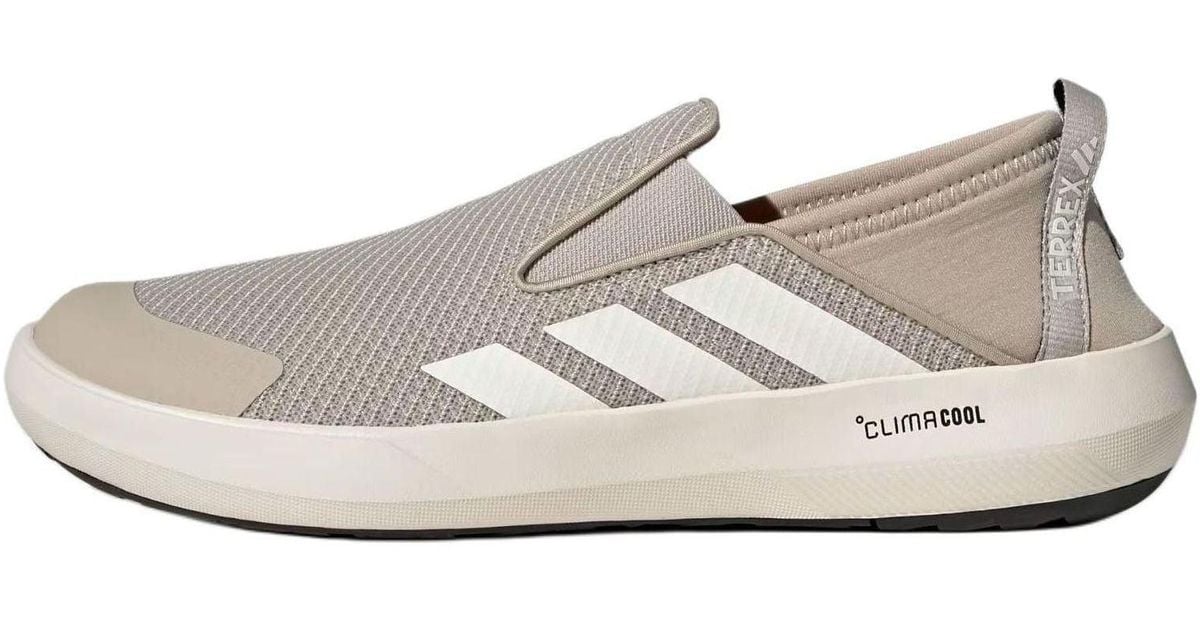 adidas Terrex Boat Slip-On Climacool Shoes 'Chalk Semi Impact' in White for  Men | Lyst