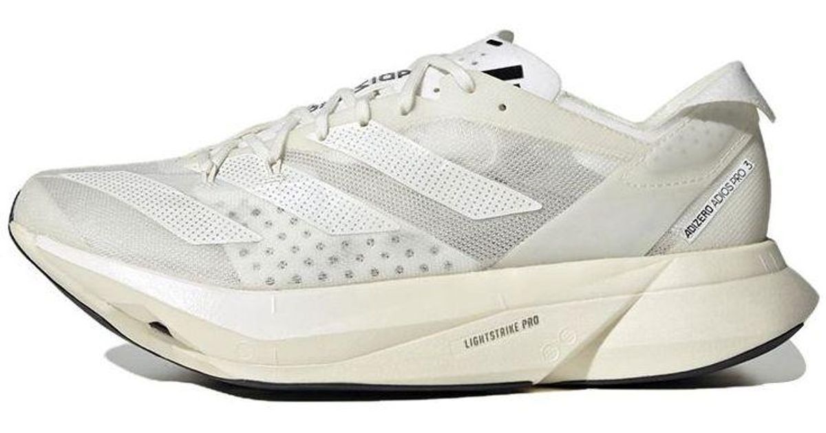 adidas Adizero Adios Pro 3 Shoes in White for Men | Lyst