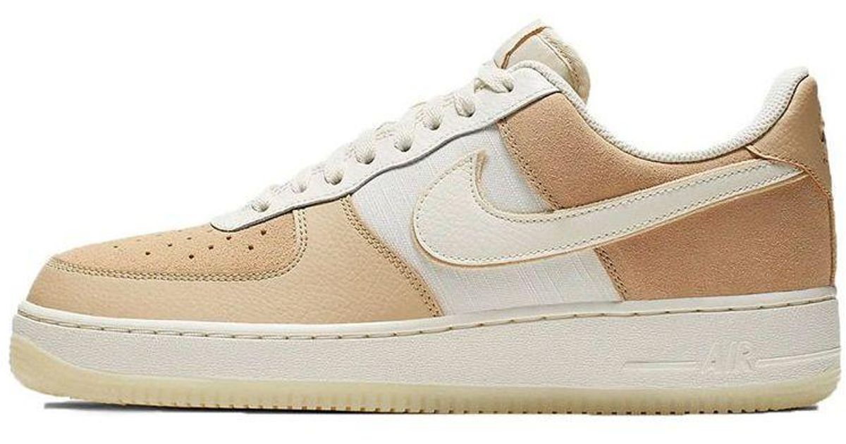 white tan air force 1