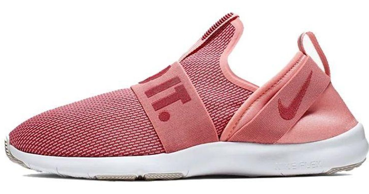 nike training flex trainers in pink