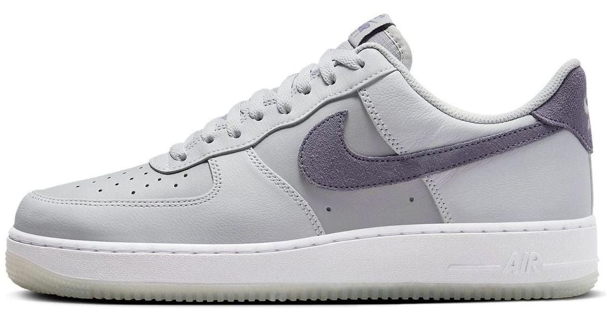 Nike Air Force '07 Lv8 'Pure Platinum Light Carbon' in White for