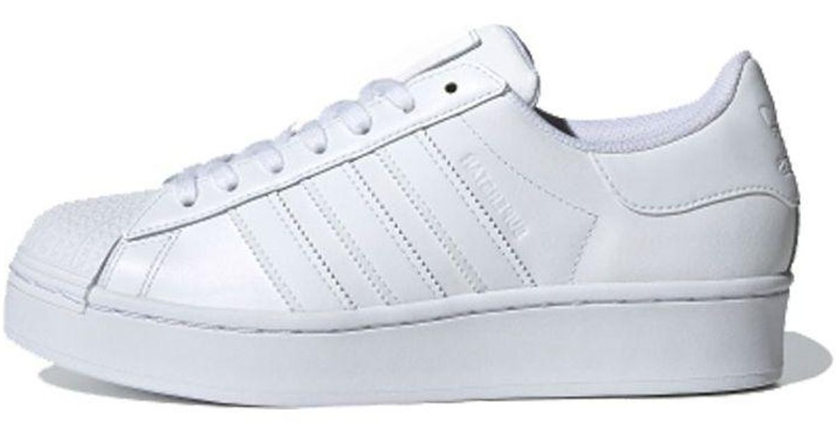 adidas Originals Superstar Bold 'triple White' | Lyst