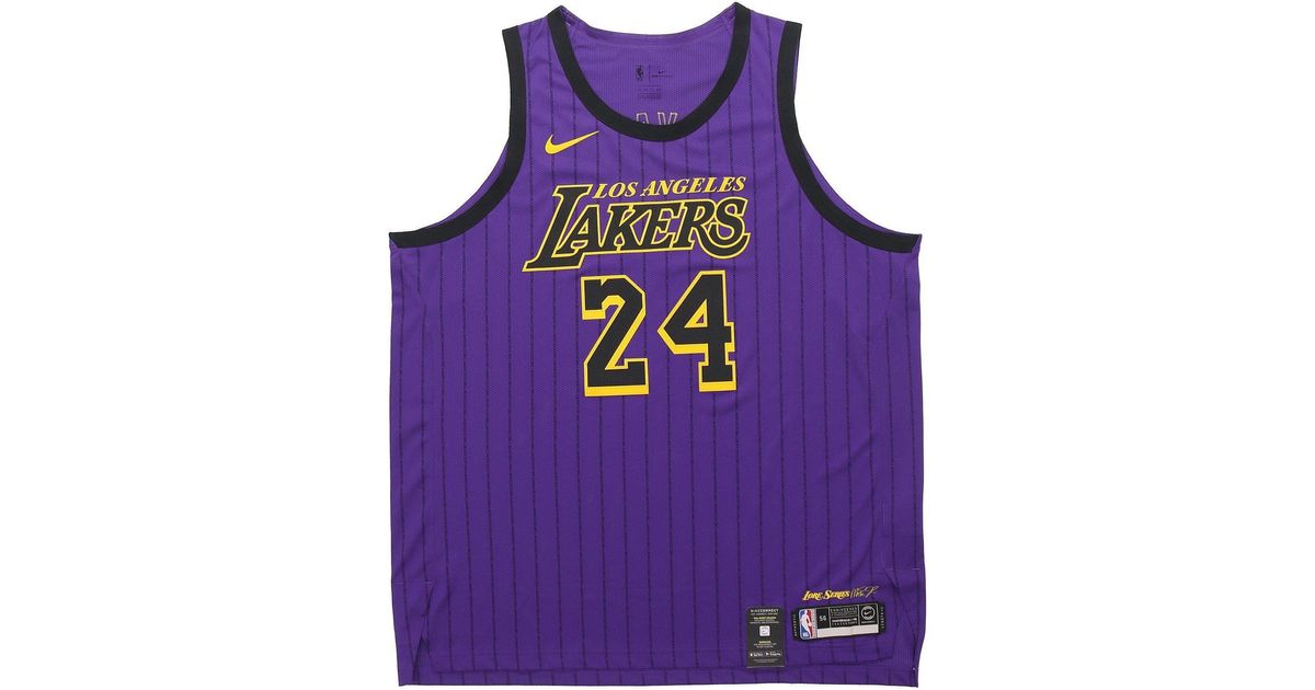 Nike Nba Jersey Kobe Bryant Lakers 18-19Ss Jersey in Purple for