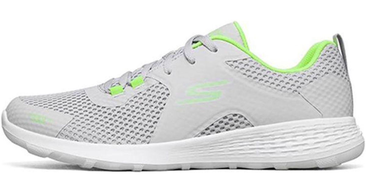 Skechers Go Walk Cool Sports Shoes Grey/green in White for Men | Lyst