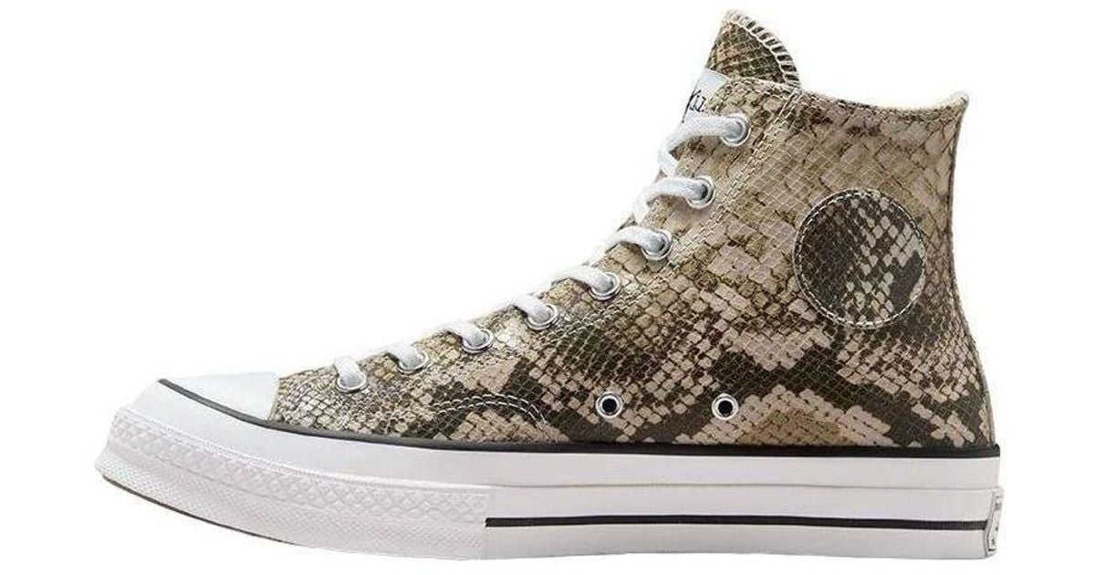 Converse X Stussy Chuck Taylor All Star 70 Hi 'Snakeskin' in Brown