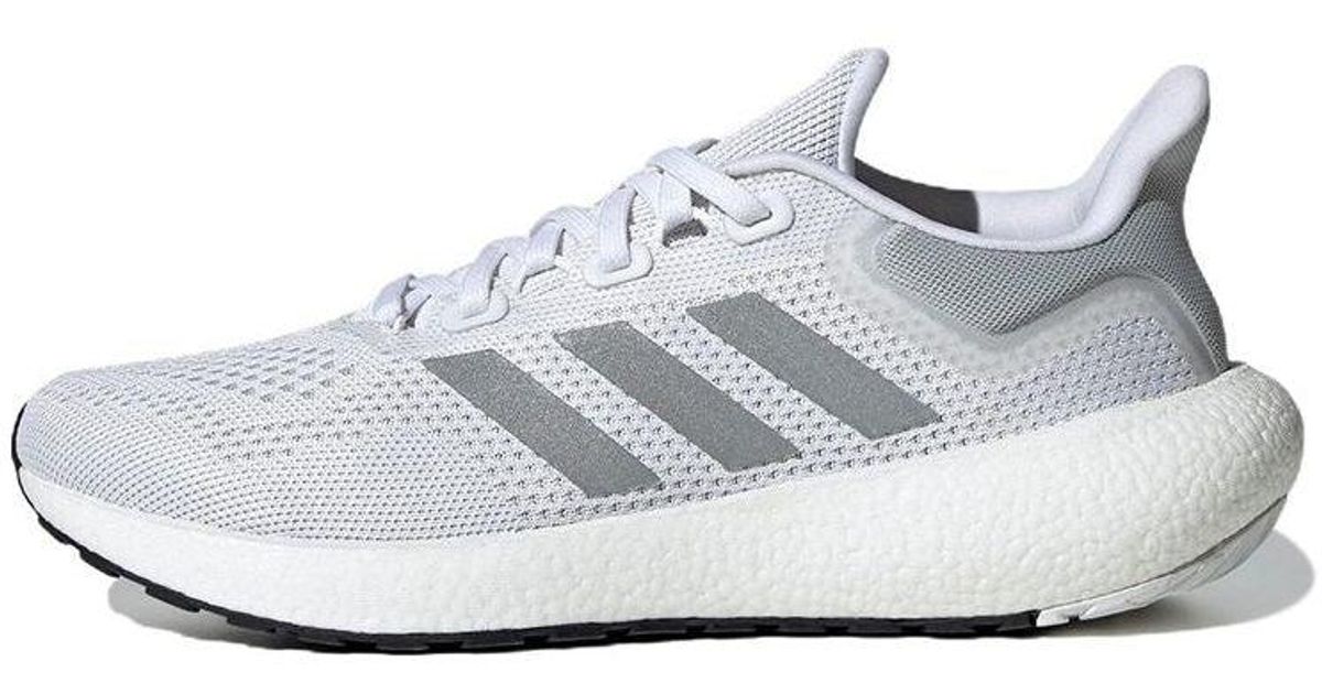 adidas (Wmns) Pureboost Jet Metallic' in White | Lyst
