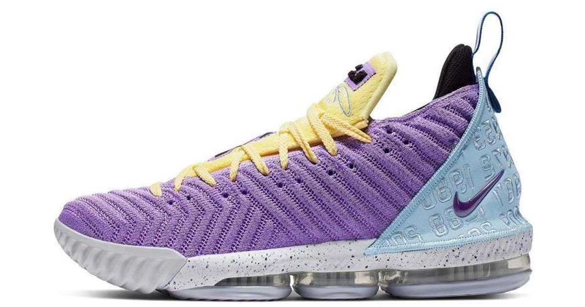 lebron 16 green and purple