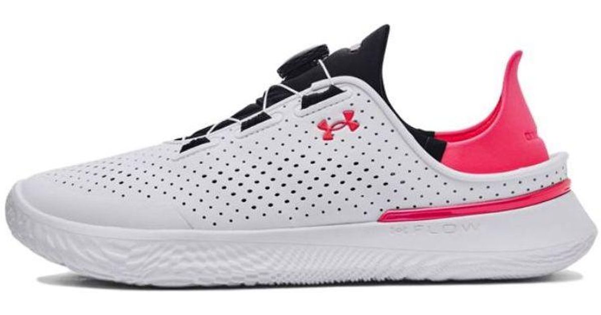 Under Armour Ua Slipspeed Training Shoes 'white Pink' Lyst