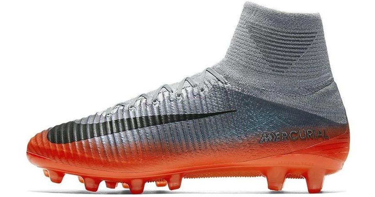 Cr7 grey and orange cheap boots