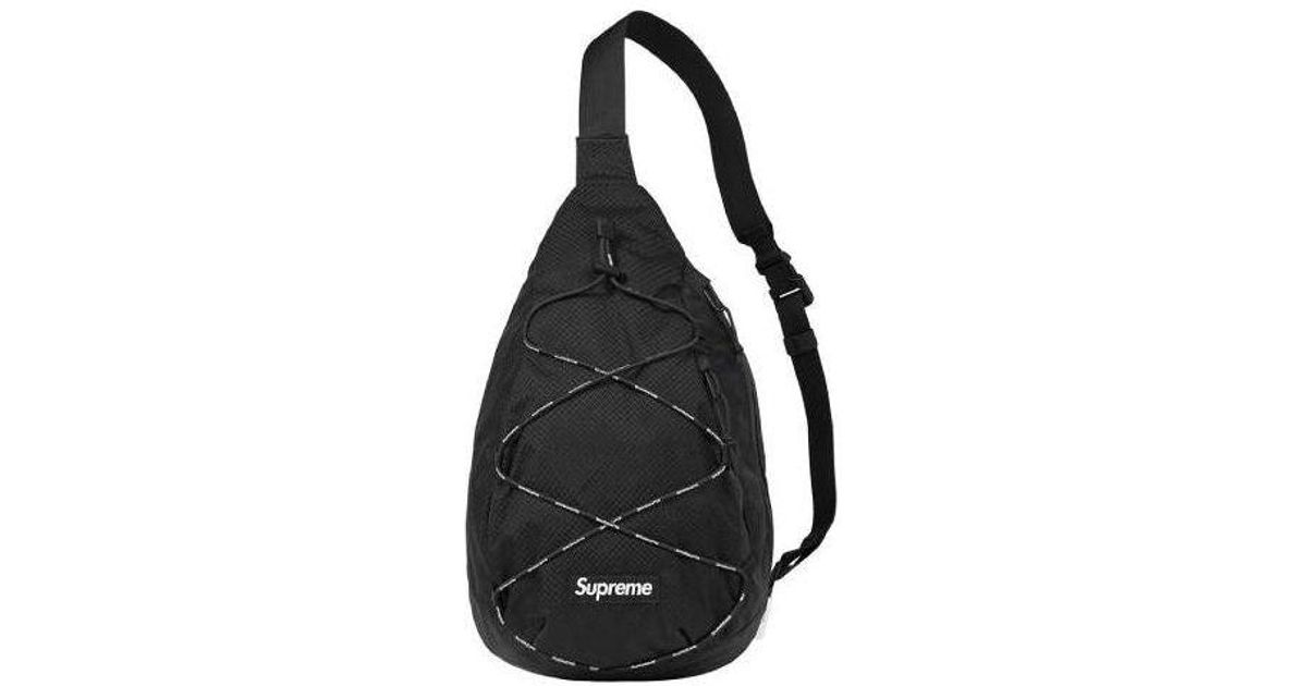 Supreme Sling Bag in Black for Men | Lyst
