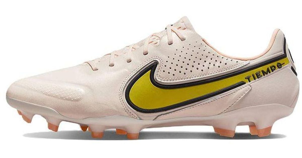 Nike Tiempo Legend Elite Fg Turf Soccer Cleats/football Boots Pink Yellow  in White for Men | Lyst