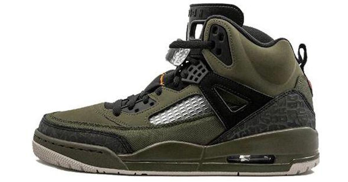 jordan spizike olive green